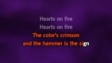 Video Karaoke Hearts on Fire - HammerFall - Karaoke Canzoni