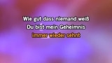 Video Karaoke Liedje Mein geheimnis - Roland Kaiser