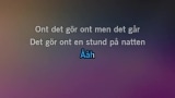 Video Karaoke Liedje Det gör ont - Lena Philipsson