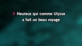 Karaokê Heureux qui comme Ulysse - Georges Brassens