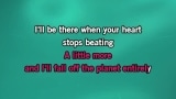 Video Karaoke When Your Heart Stops Beating - +44 - Karaoke Canzoni