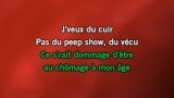 Video Karaoke J'veux du cuir - Alain Souchon