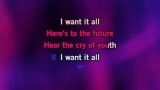 Video Karaoke I Want it All - We Will Rock You (musical) - Karaoke Canzoni