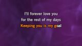 Singen Pledging My Love Karaoke - Aaron Neville - MP3 Karaoke