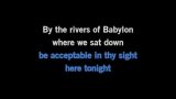 Video Karaoke Liedje Brown Girl in the Ring / Rivers of Babylon / Horray Horray It's a Holiday - Black Lace