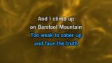 Singen Barstool Mountain Karaoke - Moe Bandy - MP3 Karaoke