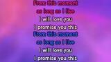 Da stanotte in poi (From This Moment On) Karaoke - Andrea Bocelli