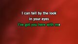 The Look in Your Eyes Karaoke - Maze