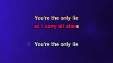 The Only Lie I Ever Loved Karaoke - Derek Ryan