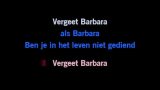 Singen Vergeet Barbara Karaoke - Will Tura - MP3 Karaoke