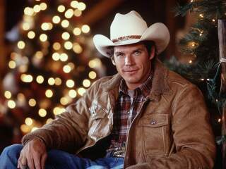 Karaoke Merry Christmas Strait to You - Video with Lyrics - George Strait