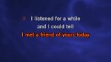 Singen I Met a Friend of Yours Today Karaoke - George Strait - MP3 Karaoke
