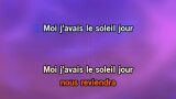 Karaoké Dans les yeux d'Emilie - Les 2 têtes