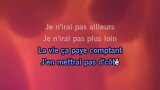 Karaoké Je n'irai pas ailleurs - France D'amour