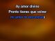 Video Karaoke Cómo te extraño mi amor (en vivo) - Leo Dan
