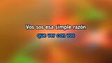 Video Karaoke Razón - Los Caligaris