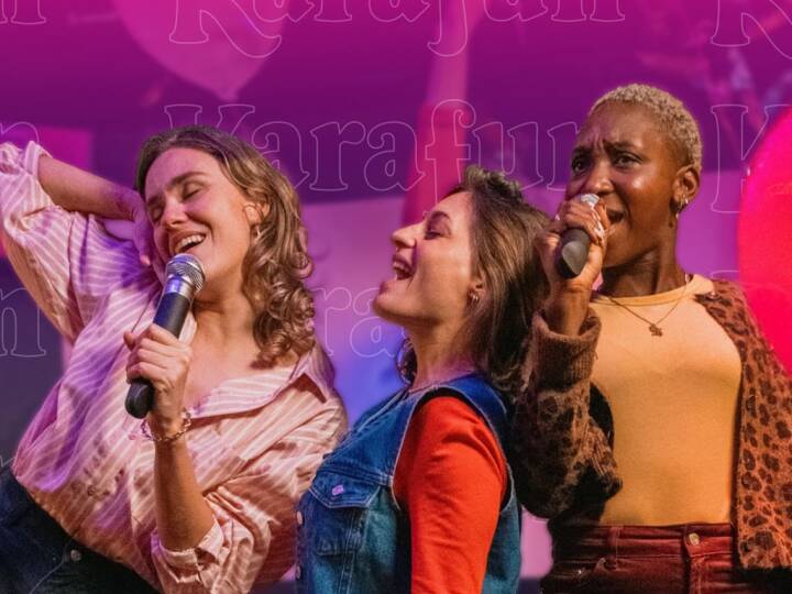 Karaoke activity for a bachelorette party