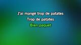 Karaoké J'ai mangé trop de patates frites - Bleu Jeans Bleu