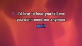 Karaoké I Wish That I Could Hurt That Way Again - T. Graham Brown