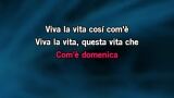 Karaoké Viva la vita - Francesco Gabbani