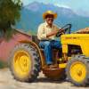 Tractor Amarillo