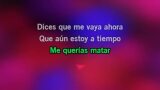 Karaoké No querías lastimarme - Gloria Trevi