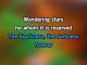 Wandering Star karaoke - Portishead