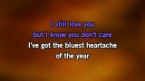 Karaoké Bluest Heartache of the Year - Kenny Dale