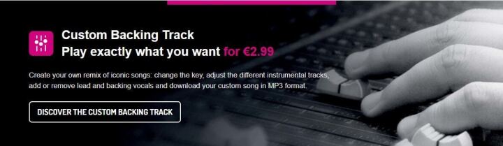 Discover backing tracks