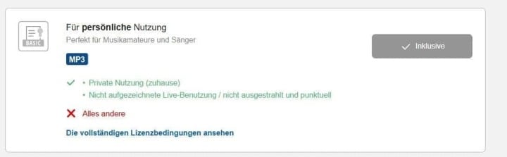 Persönliche Nutzung