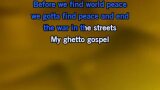 Karaoké Ghetto Gospel - 2Pac