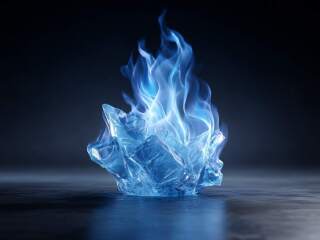 Karaoke Burning Blue - Video with Lyrics - Mariah The Scientist