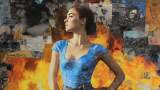 Lady in a Blue Dress