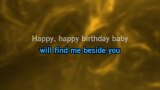 Karaoké Happy Birthday Baby - Elvis Presley