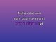 One Thing - Custom Karaoke - Lola Young