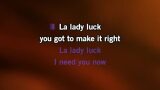 Karaoké Lady Luck - Jamie Woon