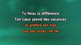 Karaoké La différence - Santa