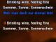Singen ‎Drinking Wine Feeling Fine Karaoke - Vincent Gross - MP3 Karaoke