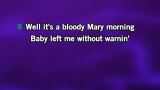 Karaoké Bloody Mary Morning - Willie Nelson