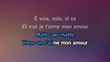 Karaoké Sarà' perché ti amo (version française) - Dana Sleiman