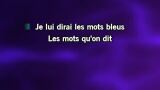 Singen Les mots bleus Karaoke - Johan Papaconstantino - MP3 Karaoke