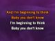 Karaoke Sick of Myself - Matthew Sweet