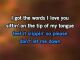 Karaoke Words - Alesso