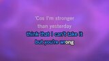 Karaoké Stronger - & Juliet (musical)