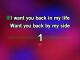 Karaoke Back in My Life - Alice Deejay