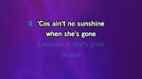 Karaoké Ain't No Sunshine (live At The Crossroads Festival 2010) - John Mayer