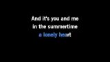 Karaoké Summertime - The Sundays