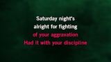 Karaoké Saturday Night's Alright for Fighting (live at Madison Square Garden) - Elton John