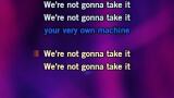 Karaoké We're Not Gonna Take It - Tommy