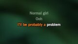 Karaoké Normal Girl - SZA